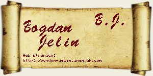 Bogdan Jelin vizit kartica